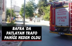 Patlayan trafo paniğe neden oldu