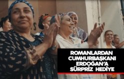 ROMANLARINDAN CUMHURBAŞKANI ERDOĞAN’A SÜRPRİZ  HEDİYE