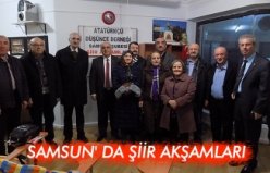 SAMSUN' DA ŞİİR AKŞAMLARI