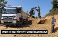 İLKADIM FEN İŞLERİ MÜDÜRLÜĞÜ EKİPLERİNDE DURMAK YOK