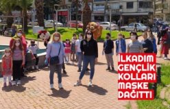 İLKADIM GENÇLİK KOLLARI MASKE DAĞITTI