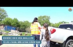 Atakum’da yüzlerce miniğe bayramlık sürprizi