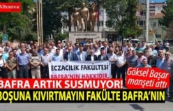 BAFRA'DAN OMÜ'YE TEPKİ