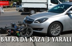 BAFRA'DA KAZA 3 YARALI