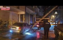 Bafra'da polisin “dur“ ihtarına uymayıp kaçarken kaza yapan alkollü sürücü yakalandı