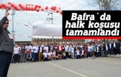 Bafra`da halk koşusu tamamlandı