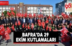 BAFRA`DA 29 EKİM KUTLAMALARI