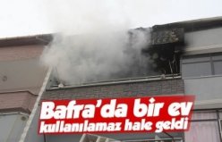 Bafra'da yangın