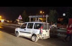 Bafra’da iki hafif ticari aracın çarpıştığı kazada 1 kişi yaralandı