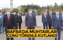 BAFRA’DA MUHTARLAR GÜNÜ TÖRENLE KUTLANDI