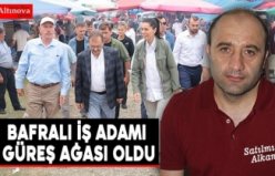 Bafralı iş adamı Güreş Ağası oldu