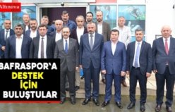 Bafraspor`a destek için buluştular