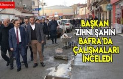 Başkan Şahin "Hizmete devam inşallah"