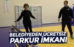 BELEDİYEDEN ÜCRETSİZ PARKUR İMKANI