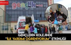 Gençlerin Kolejinde “İlk Yardımı Öğreniyorum” Etkinliği