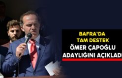 Ömer Çapoğlu aday adaylığını açıkladı