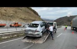 Samsun'daki zincirleme trafik kazasında 6 kişi yaralandı