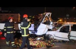 Samsun’da trafik kazası: 1 ölü, 1 yaralı