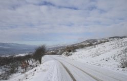 TOKAT - Kar yağışı etkili oldu