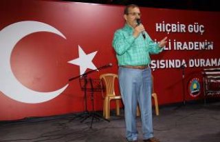 BAŞKAN ŞAHİN: 15 TEMMUZ MİLLETİMİZİN DEMOKRASİ...