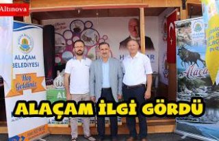 Alaçam Belediyesine Samsun Tanıtım Günlerinde...