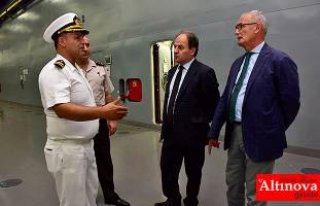 BAŞKAN YILMAZ TCG BAYRAKTAR’I ZİYARET ETTİ