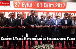 Samsun 3. Tarım Hayvancılık ve Teknolojileri Fuarı