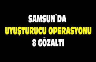 Samsun`da uyuşturucu operasyonu