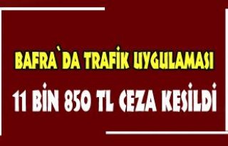 Trafik uygulamasında ceza yağdı