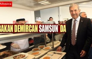 Bakan Demircan Samsun`da