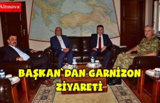 BAŞKAN YILMAZ'DAN GARNİZON ZİYARETİ