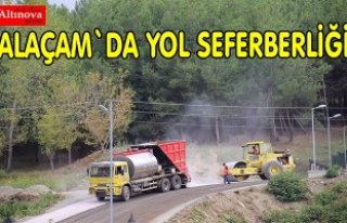 Belediyeden yol seferberliği