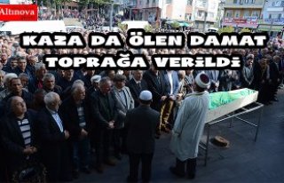 Düğün dönüşü kazada ölen damat toprağa verildi