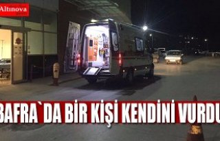 Yanlışlıkla kendini vurdu