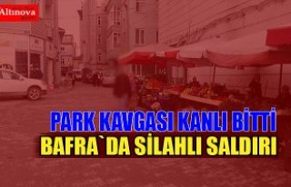 Bafra`da silahlı saldırı