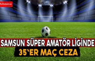 Hakeme saldıran iki futbolcuya 35'er maç ceza