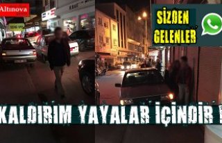 Kaldırım yayalar içindir !