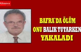 Ölüm balık tutarken yakaladı