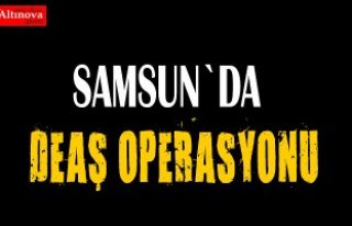 Samsun'da DEAŞ operasyonu