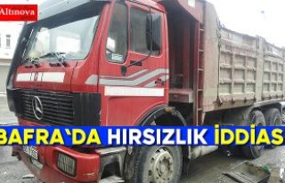 Bafra'da hırsızlık iddiası