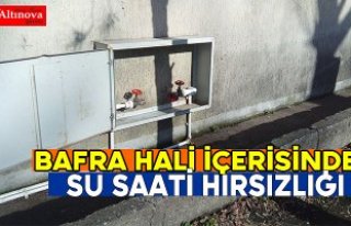 Bafra Sebze ve Meyve Hal Müdürlüğü`nde hırsızlık