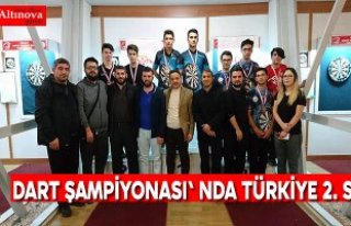 DART ŞAMPİYONASI' NDA TÜRKİYE 2. Sİ