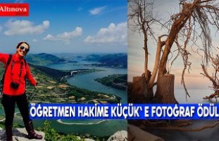 ÖĞRETMEN HAKİME KÜÇÜK' E FOTOĞRAF ÖDÜLÜ