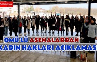 OMÜ'LÜ ASENALARDAN KADIN HAKLARI AÇIKLAMASI