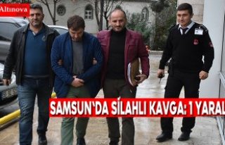 Samsun'da silahlı kavga: 1 yaralı