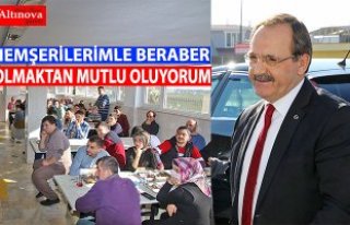 BAŞKAN ŞAHİN: HEMŞERİLERİMLE BERABER OLMAKTAN...