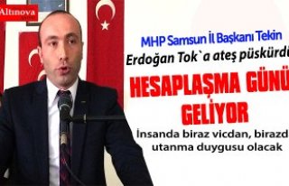 Erdoğan Tok`a ateş püskürdü