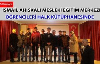 İSMAİL AHISKALI MESLEKİ EĞİTİM MERKEZİ ÖĞRENCİLERİ...