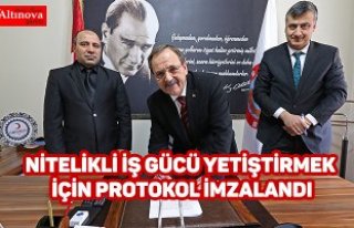 NİTELİKLİ İŞ GÜCÜ YETİŞTİRMEK İÇİN PROTOKOL...