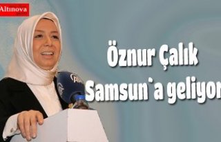 Öznur Çalık Samsun`a geliyor